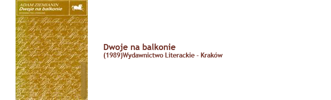 Dwoje na balkonie